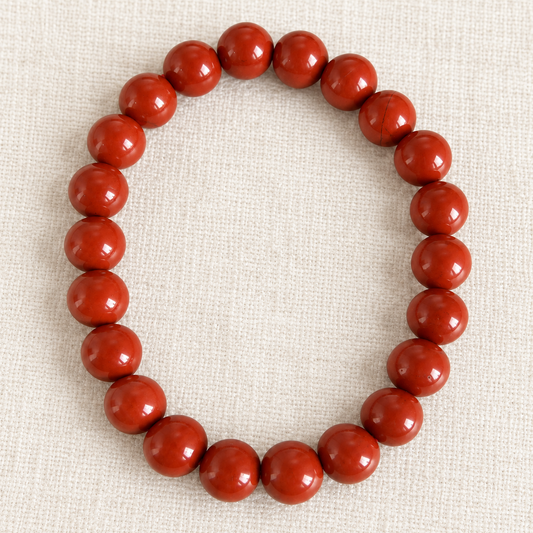 Natural Red Jasper Bracelet