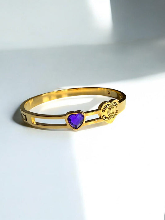 CC Purple Heart Bangle