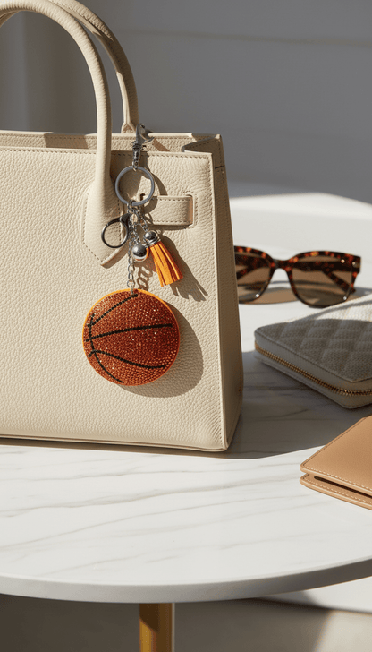 Basketball Bling Charm