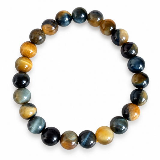 Natural Blue Tiger Eye Bracelet