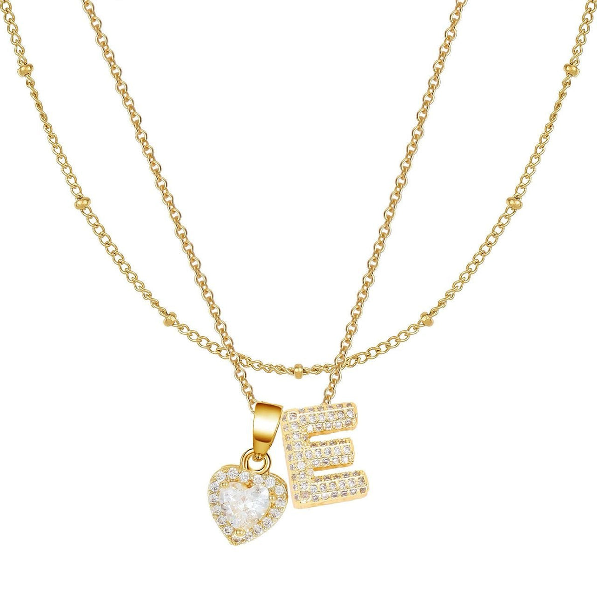 Letter Heart Pendant