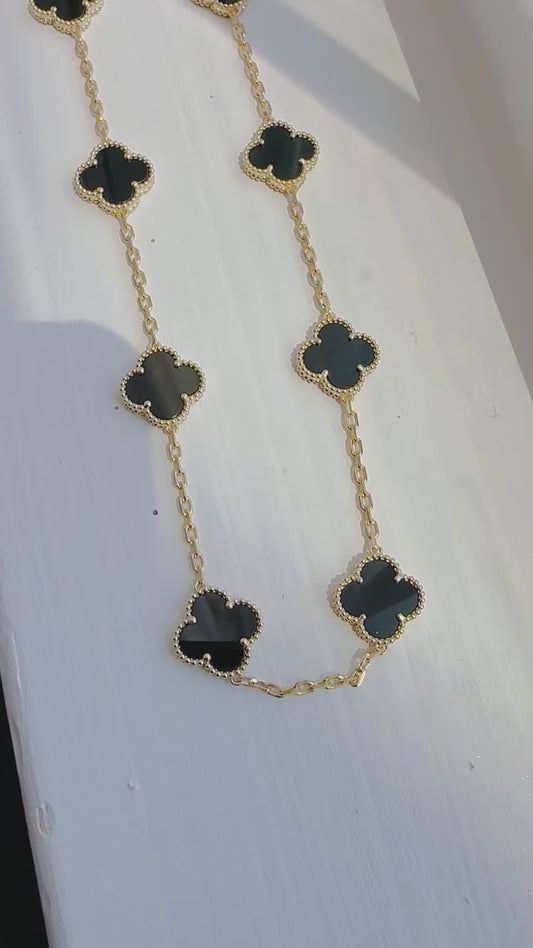 High Quality Black Clover Necklace